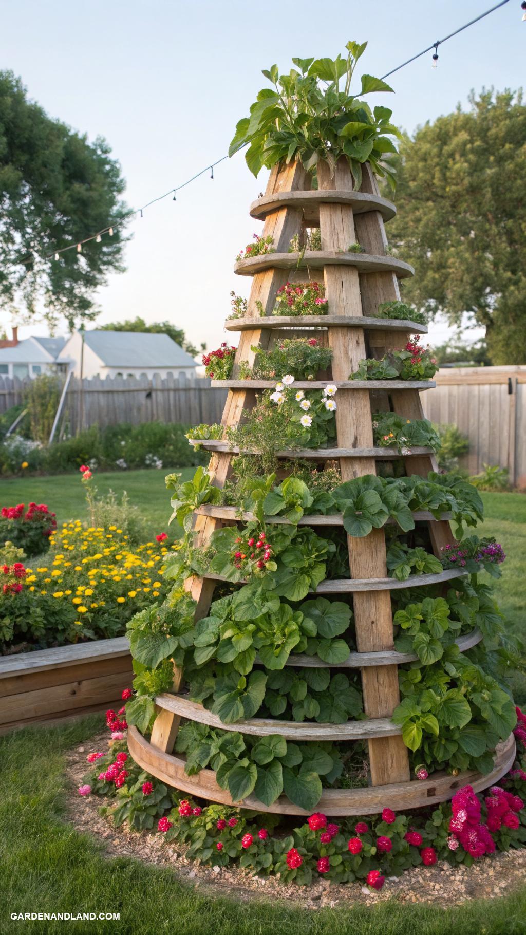 strawberry patch ideas Vertical strawberry towers for space saving gardening